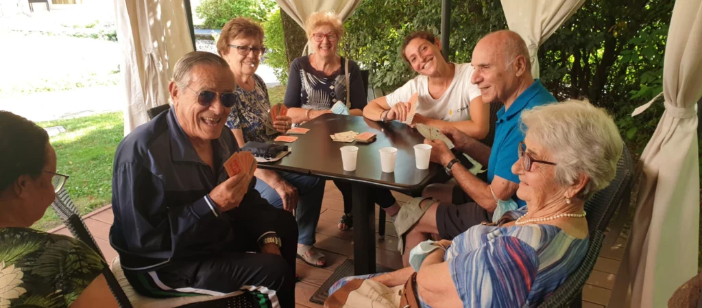 anziani alle terme in vacanza