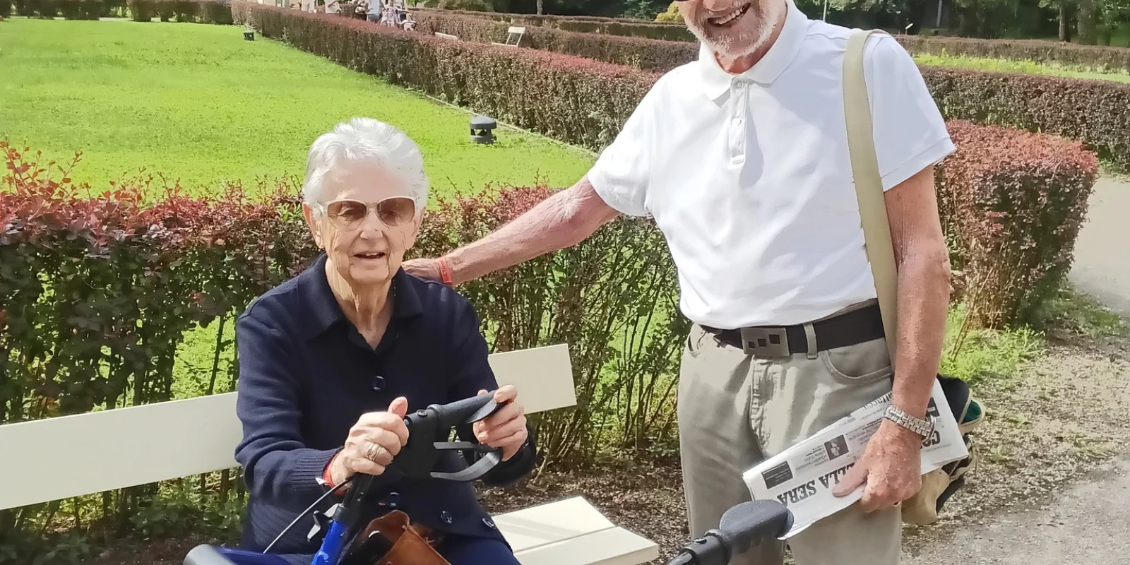 Genitori anziani in casa